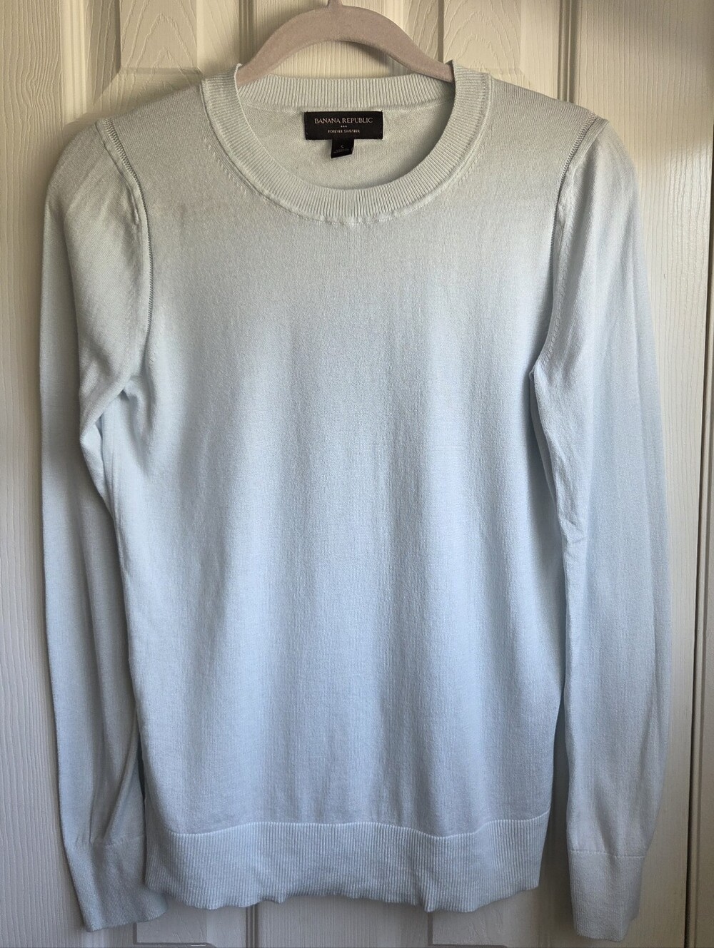 Banana Republic Pale Blue Crewneck Sweater